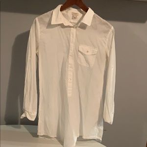 J Crew oversized dress shirt